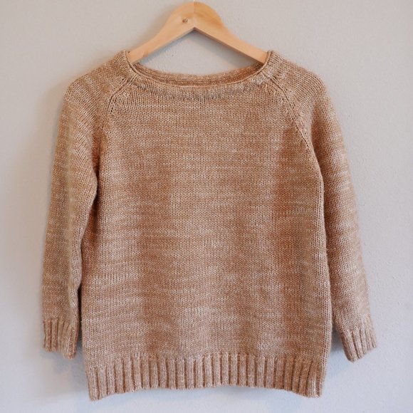 ZARA Knit brown sweater - Picture 1 of 3